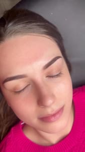 Eyebrow Tattoo result by Brows By A Bro- microblading and permanent make up training center. in Kingston, PA