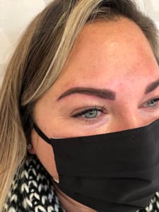 Eyebrow Tattoo result by Brows by Adika in Newcastle, OK