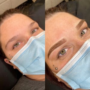 Eyebrow Tattoo result by Brows By Al in Scranton, PA