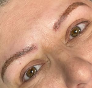 Eyebrow Tattoo result by Brows By Andrea in Danville, IL