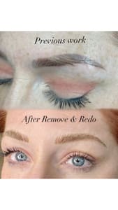 Eyebrow Tattoo result by BROWS BY ANGELA, (Registered Nurse) in Southampton, PA