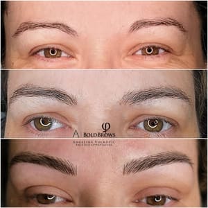 Eyebrow Tattoo result by Brows by Angelina Chi LLC in Naperville, IL
