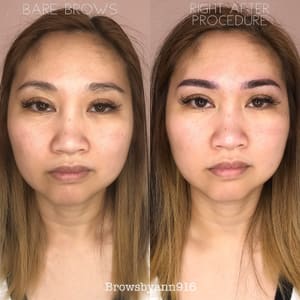 Eyebrow Tattoo result by Brows by Ann 916 in Fair Oaks, CA
