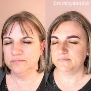 Eyebrow Tattoo result by Brows by Ann 916 in Fair Oaks, CA