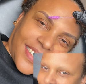 Eyebrow Tattoo result by Brows by Bishu in Alexandria, VA