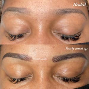 Eyebrow Tattoo result by Brows by Candice LLC in Reisterstown, MD