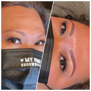 Eyebrow Tattoo result by Brows By CCW in Dallas, TX
