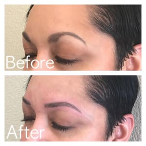 Eyebrow Tattoo result by Brows By Claudia Microblading in Friendswood, TX