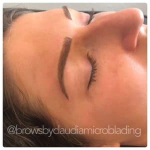 Eyebrow Tattoo result by Brows By Claudia Microblading in Friendswood, TX
