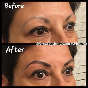 Eyebrow Tattoo result by Brows By Claudia Microblading in Friendswood, TX