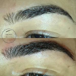Eyebrow Tattoo result by Brows By Eva in Houston, TX