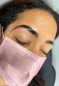 Eyebrow Tattoo result by Brows By Fatima in Sunnyvale, TX