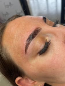 Eyebrow Tattoo result by Brows By Fatima in Sunnyvale, TX