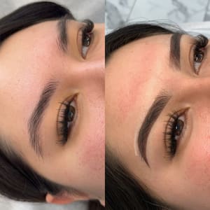 Eyebrow Tattoo result by Brows By Frances LLC in Dallas, TX