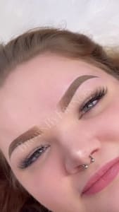 Eyebrow Tattoo result by Brows By Frances LLC in Dallas, TX