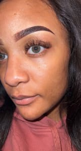 Eyebrow Tattoo result by Brows By Frances LLC in Dallas, TX