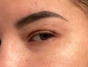 Eyebrow Tattoo result by Brows By Frances LLC in Dallas, TX