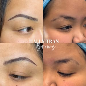 Eyebrow Tattoo result by Brows by Hally Tran at a Place of Joy in Findlay, OH