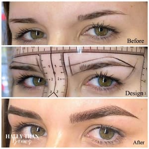 Eyebrow Tattoo result by Brows by Hally Tran at a Place of Joy in Findlay, OH