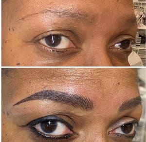 Eyebrow Tattoo result by Brows by Hally Tran at a Place of Joy in Findlay, OH