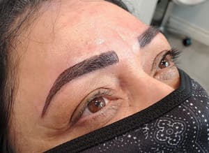Eyebrow Tattoo result by Brows By Inez in Tustin, CA