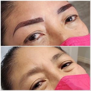 Eyebrow Tattoo result by Brows By Inez in Tustin, CA
