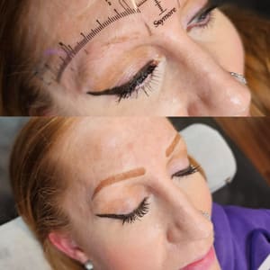 Eyebrow Tattoo result by Brows By Laura in Roscoe, IL