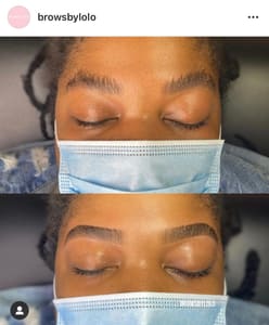 Eyebrow Tattoo result by Brows By Lolo in Southfield, MI