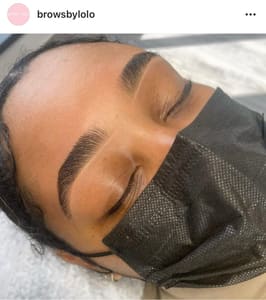Eyebrow Tattoo result by Brows By Lolo in Southfield, MI