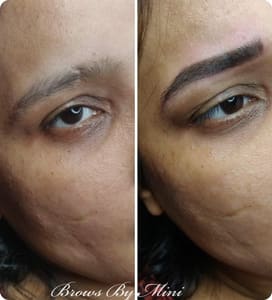 Eyebrow Tattoo result by Brows By Mini, Walnut Creek in Walnut Creek, CA