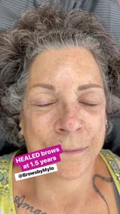 Eyebrow Tattoo result by Brows By Mylo- Permanent Cosmetics in Nazareth, PA