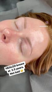 Eyebrow Tattoo result by Brows By Mylo- Permanent Cosmetics in Nazareth, PA