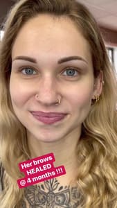 Eyebrow Tattoo result by Brows By Mylo- Permanent Cosmetics in Nazareth, PA