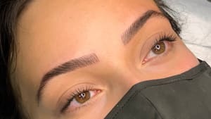 Eyebrow Tattoo result by Brows by Natalia in La Jolla, CA