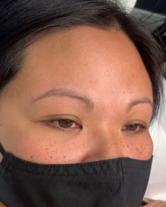 Eyebrow Tattoo result by Brows by Natalia in La Jolla, CA