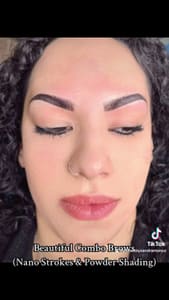 Eyebrow Tattoo result by Brows by Sandra Munoz in Bethlehem, PA