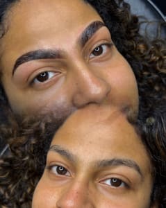 Eyebrow Tattoo result by brows by sol in Mount Vernon, NY