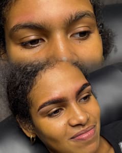 Eyebrow Tattoo result by brows by sol in Mount Vernon, NY