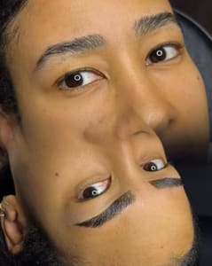 Eyebrow Tattoo result by brows by sol in Mount Vernon, NY
