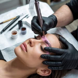 Eyebrow Tattoo result by Brows Creations & PMU LLC in Falls Church, VA