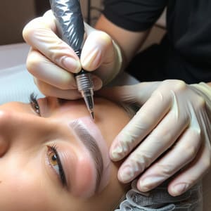 Eyebrow Tattoo result by Brows Creations & PMU LLC in Falls Church, VA
