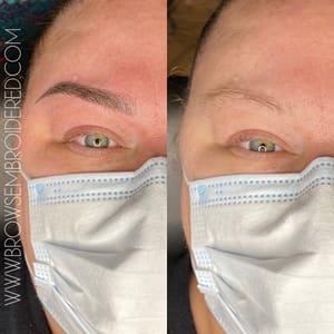 Eyebrow Tattoo result by Brows Embroidered in Valley Springs, CA