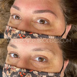 Eyebrow Tattoo result by Brows Embroidered in Valley Springs, CA