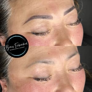 Eyebrow Tattoo result by Brows Embroidered Microblading and Powder Combo in Brentwood, CA