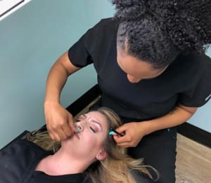 Eyebrow Tattoo result by Brows Embroidered Microblading and Powder Combo in Vacaville, CA
