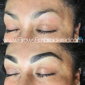 Eyebrow Tattoo result by Brows Embroidered Microblading and Powder Combo in Vacaville, CA