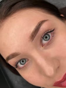 Eyebrow Tattoo result by Brows Evolution Studio in Brooklyn, NY