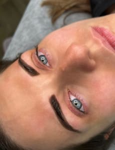 Eyebrow Tattoo result by Brows Evolution Studio in Brooklyn, NY