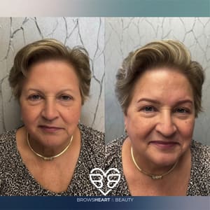Eyebrow Tattoo result by Brows Heart and Beauty. in Coral Gables, FL