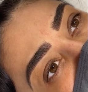 Eyebrow Tattoo result by Brows In Bloom Microblading & PMU in Pickerington, OH